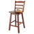 Winsome Wood Scalera Collection Ladder-back Swivel Seat Counter Stool, Walnut Counter Stool Prop View