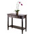 Winsome Wood WS-94136, Richmond Console Hall Table Tapered Leg, Antique Walnut, 33.98'' W x 15.69'' D x 29.92'' H
