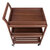Winsome Wood Albert Collection 3-Tier Entertainment Cart, Walnut Top View