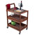 Winsome Wood Albert Collection 3-Tier Entertainment Cart, Walnut Prop View