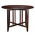 Winsome Wood Alamo Double Drop Leaf Round 42" Table Mission in Antique Walnut