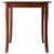 Winsome Wood Inglewood Collection Dining Table, Walnut Side View