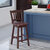 Winsome Wood Fina Collection Swivel Seat Counter Stool, Walnut Counter Stool Room View