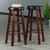 Winsome Wood Maria Collection 2-Piece Cushion Seat Bar Stool Set, Espresso and Walnut 