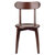 Winsome Wood Pauline Collection 2-Piece H-Leg Chair Set, Walnut Front View