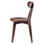 Winsome Wood Pauline Collection 2-Piece H-Leg Chair Set, Walnut Side View
