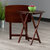 Winsome Wood Darlene Collection 2-Piece Snack Table Set, Walnut
