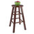Winsome Wood Element Collection 2-Piece Counter Stool Set, Walnut Counter Stool Prop View