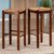 Winsome Wood Harrington 3-Piece Drop Leaf High Table with Stools, 29'' Stools View 