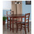Winsome Wood Taylor Collection 3-Piece Set Drop Leaf Table w/ Ladder Back Chairs in Walnut, 41-47/64" W x 30-1/2" D x 29-1/8" H