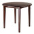 Winsome Wood Clayton Collection Round Drop Leaf Dining Table, Walnut Product View