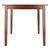 Winsome Wood Darren Collection Dining Table, Extension Top, Walnut Side View