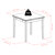 Winsome Wood Pulman Table Dimensions