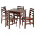 Winsome Wood Pulman 5-Piece Set w/ Hamilton Chairs Product View