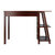 Winsome Wood Aldric Collection Writing Desk, Walnut Back View