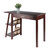 Winsome Wood Aldric Collection Writing Desk, Walnut Prop View