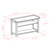 Winsome Wood Milan Bench Dimensions