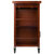 Winsome Wood Gregory Collection Extendable Top Kitchen Cart, Walnut Side View