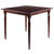 Winsome Wood Mornay Collection Square Dining Table, Walnut Product View