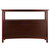 Winsome Wood Colby Collection Buffet Cabinet, Walnut Back View