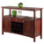 Winsome Wood Colby Collection Buffet Cabinet, Walnut Prop View