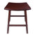 Winsome Wood Katashi Collection Fan Shape Counter Stool, Walnut Counter Stool Top View