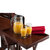Winsome Wood Isabelle Collection 6-Piece Snack Table Set, Walnut 6-Piece Set Prop View