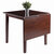 Winsome Wood Perrone Collection Drop Leaf Dining Table, Walnut Prop View