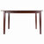 Winsome Wood Perrone Collection Drop Leaf Dining Table, Walnut Side View