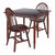 Winsome Wood Mornay Collection 3-Piece Dining Table with Windsor Chairs, Walnut 3-Piece Set w/ Windsor Chairs Product View