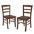 Winsome Wood 2-Piece Ladder Back Chairs