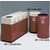 Cinnamon Fiberglass Recycling Containers