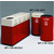 Earth Red Fiberglass Recycling Containers