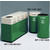 Anastasia Emerald Fiberglass Recycling Containers