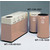 Mauve Dust Fiberglass Recycling Containers