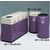Violet Fiberglass Recycling Containers