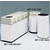 Pure White Fiberglass Recycling Containers