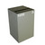 Witt 24 Gallon Geocube Indoor Recycling Container, Slot Opening with Paper & Recycle Decals, Slate