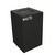 Witt 24 Gallon Geocube Indoor Recycling Container, Square Opening with Waste & Recycle Decals, Charcoal