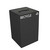 Witt 24 Gallon Geocube Indoor Recycling Container, Combo Round & Slot Opening with 2 Recycle Decals, Charcoal