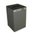 Witt 24 Gallon Geocube Indoor Recycling Container, Combo Round & Slot Opening with 2 Recycle Decals, Slate