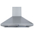 Windster - Wall Mounted Range Hood with Duct Cover, 30" W - 36" W, Stainless Steel
